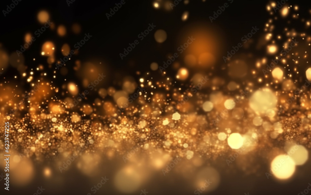 Abstract background with gold bokeh effect. christmas. sparkling magical dust particles. magic Abstract background with gold bokeh effect. christmas. sparkling magical dust particles. magic