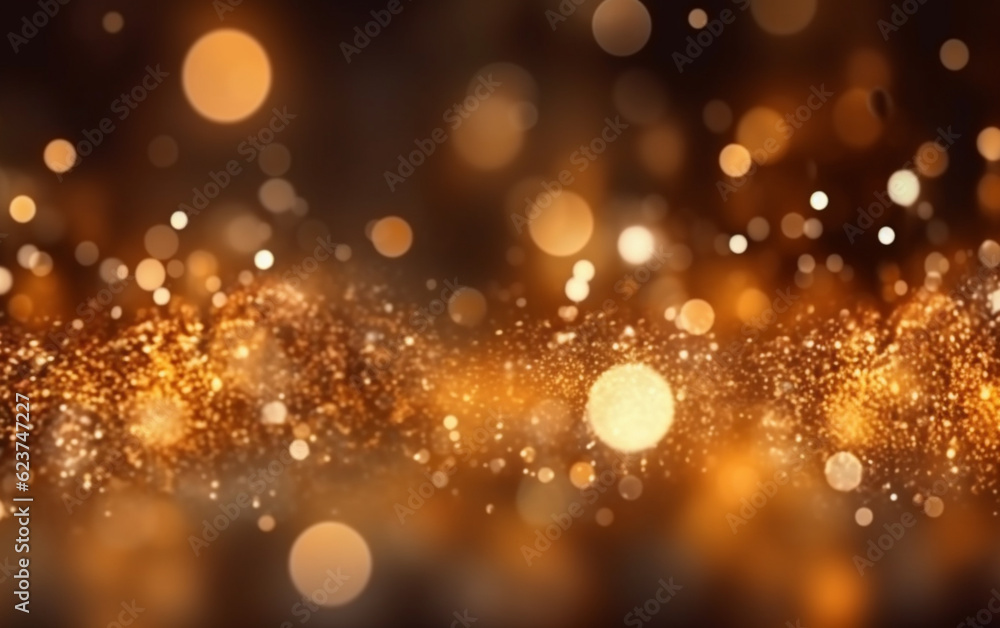 Abstract background with gold bokeh effect. christmas. sparkling magical dust particles. magic Abstract background with gold bokeh effect. christmas. sparkling magical dust particles. magic