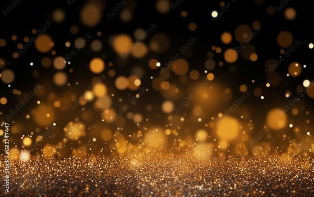 Abstract background with gold bokeh effect. christmas. sparkling magical dust particles. magic Abstract background with gold bokeh effect. christmas. sparkling magical dust particles. magic