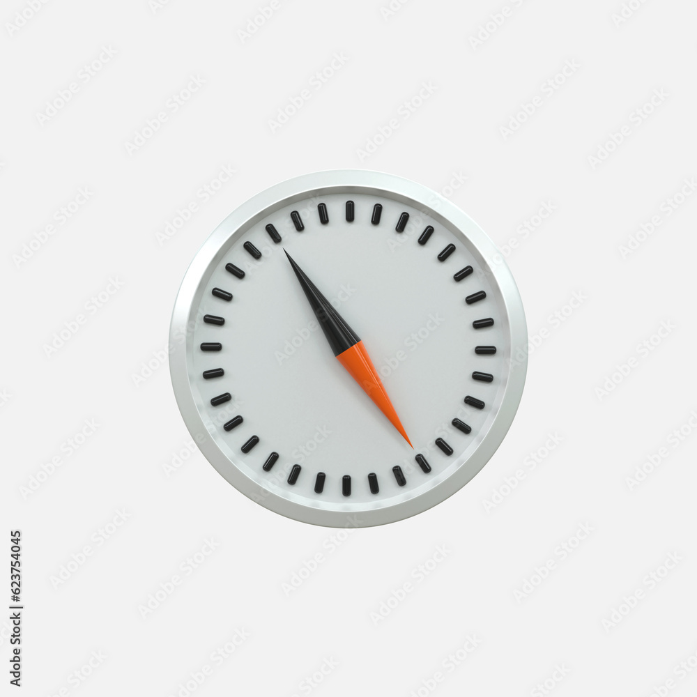 Directional compass front view 3d rendering illustration icon with transparent background
Directional compass front view 3d rendering illustration icon with transparent background