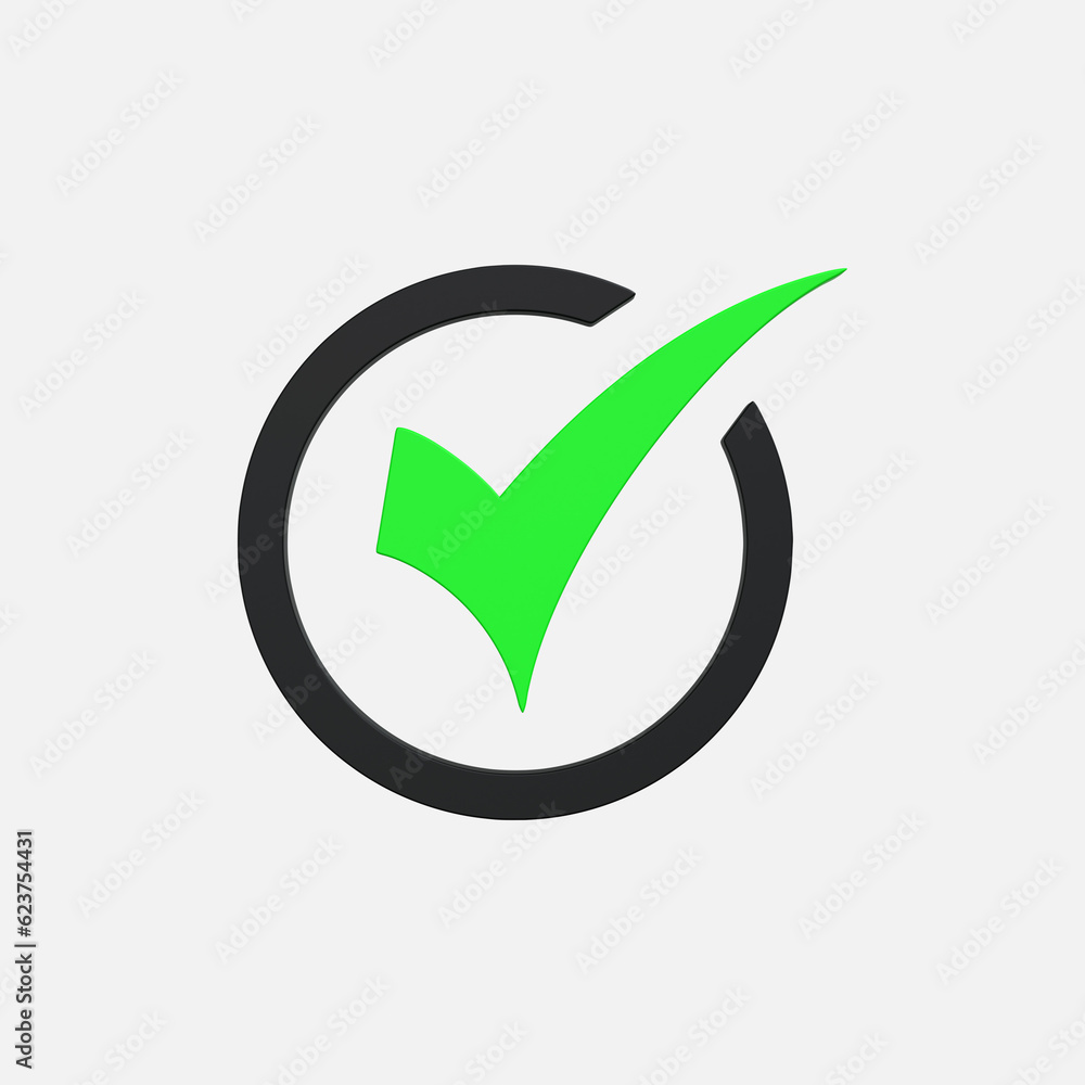 3d Approve Sign or correct symbol Check mark icon can be used as symbols of Right
3d Approve Sign or correct symbol Check mark icon can be used as symbols of Right