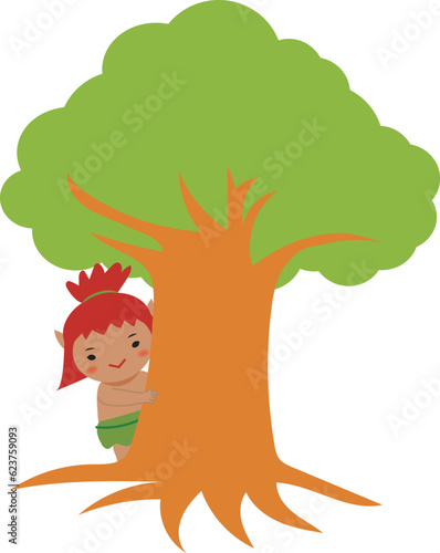 沖縄の精霊のキジムナー