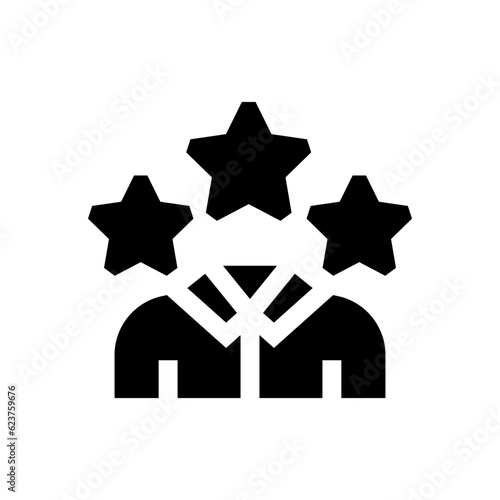 rate glyph icon