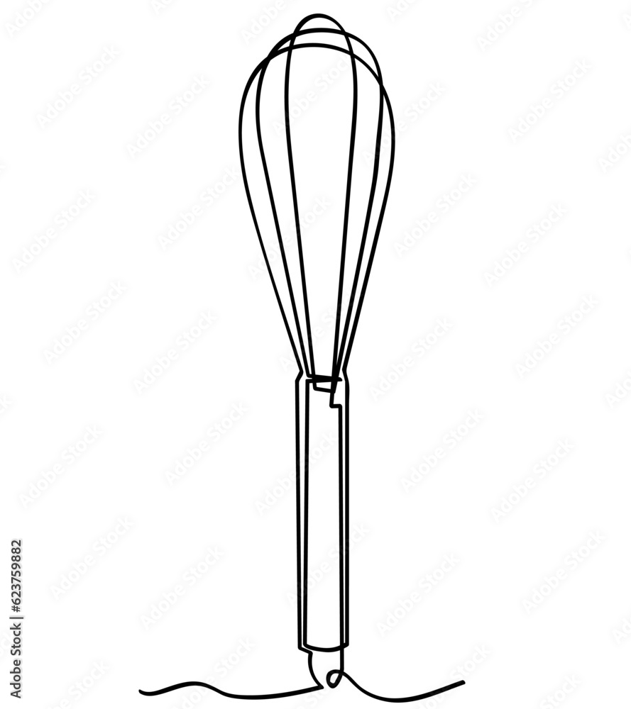 simple vector sketch manual mixer, single one line art, continuous simple vector sketch manual mixer, single one line art, continuous