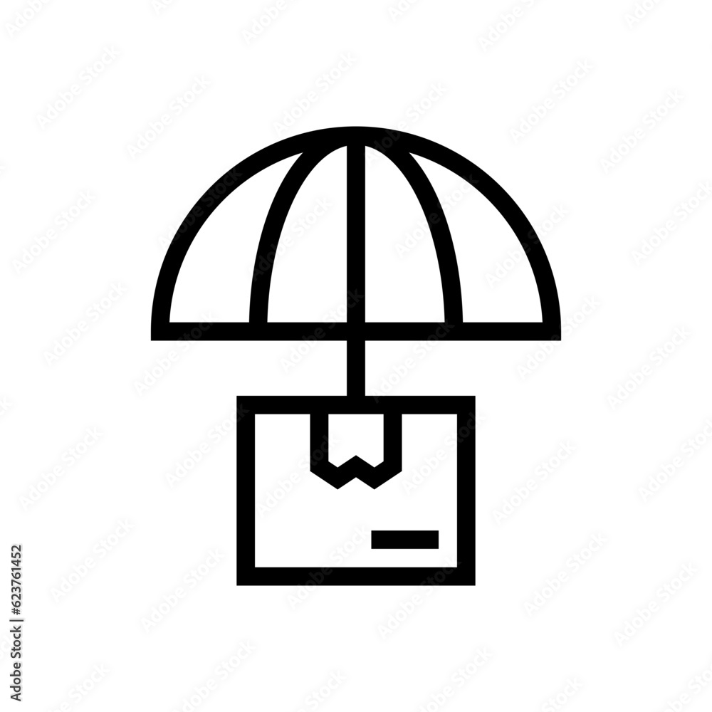 airship line icon airship line icon