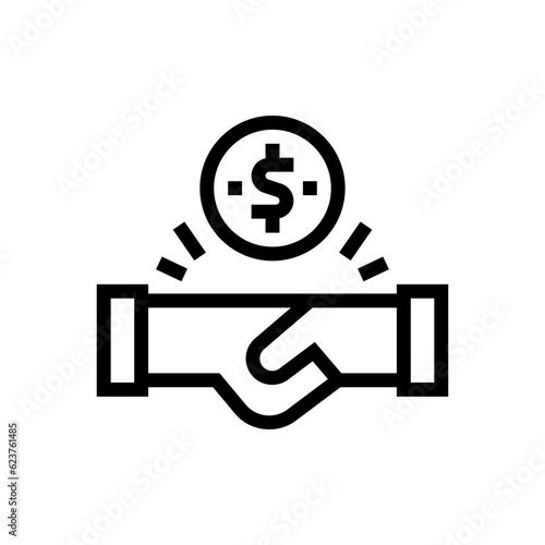 procurement line icon