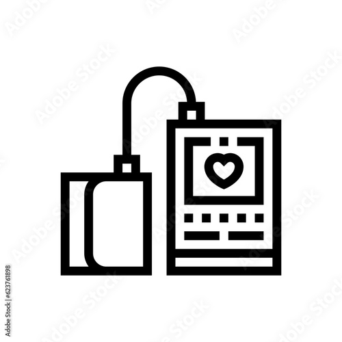 blood pressure line icon