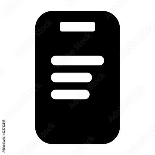 business smart phone icon can be used for uiux, etc