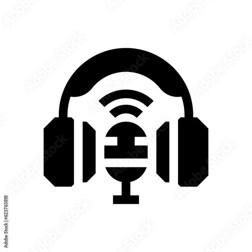 broadcasting glyph icon