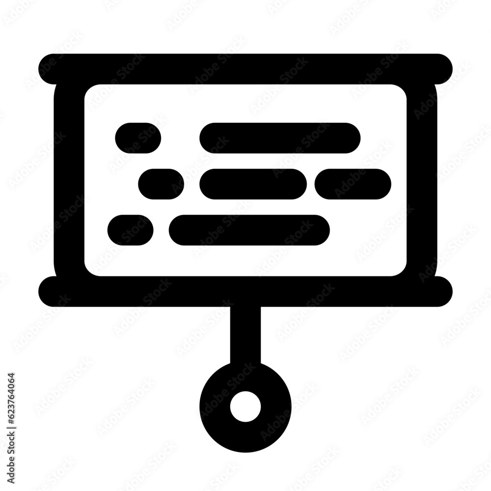 business presentation icon can be used for uiux, etc