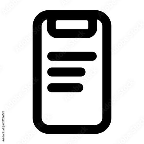 business smart phone icon can be used for uiux, etc