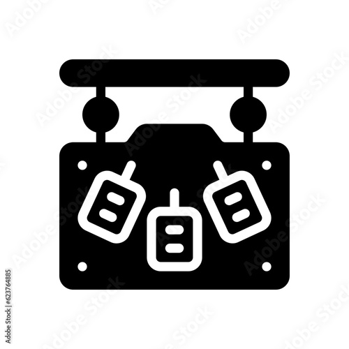 noticeboard glyph icon