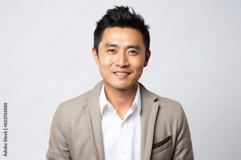 Portrait of a happy young asian business man looking at camera Portrait of a happy young asian business man looking at camera