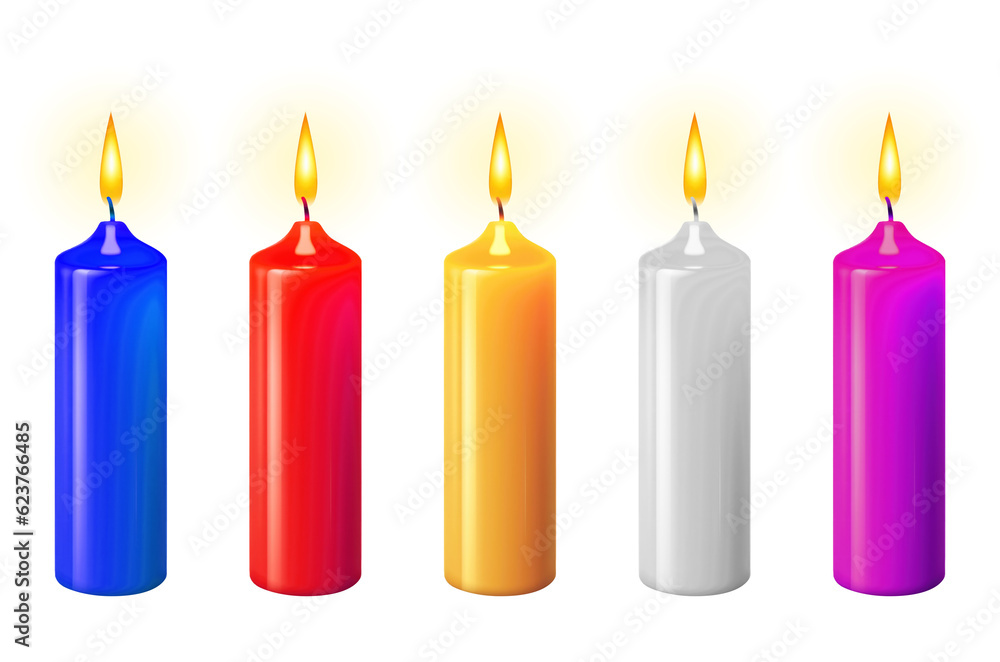 Different Colors Candle With Fire Set Isolated on Transparent Background - Generative AI
Different Colors Candle With Fire Set Isolated on Transparent Background - Generative AI