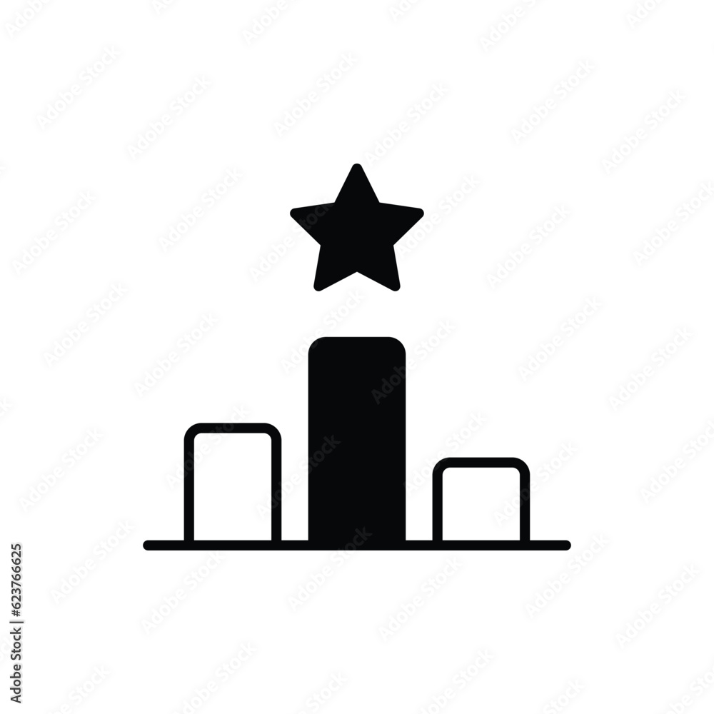 Ranking icon vector stock illustration. Ranking icon vector stock illustration.