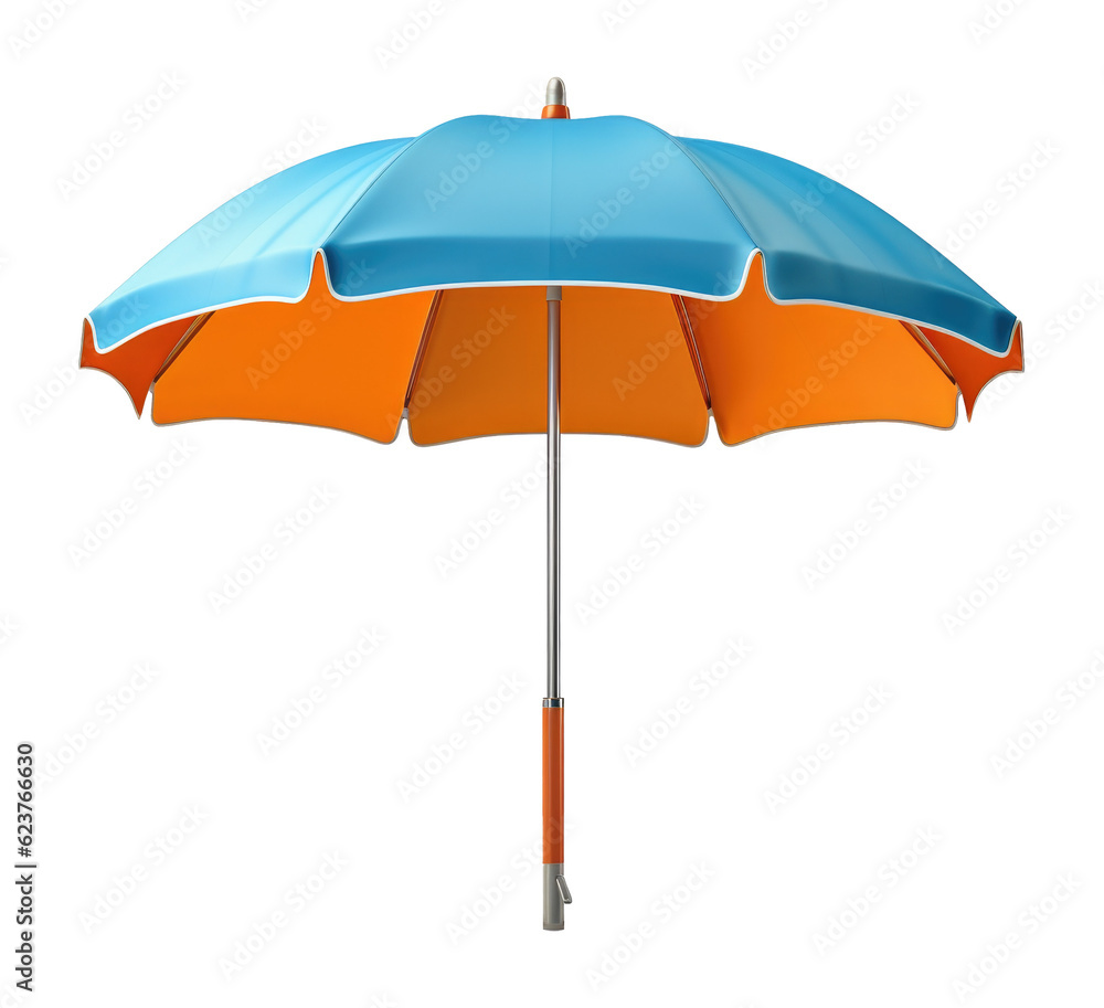 Blue And Orange Beach Umbrella Isolated on Transparent Background - Generative AI
Blue And Orange Beach Umbrella Isolated on Transparent Background - Generative AI