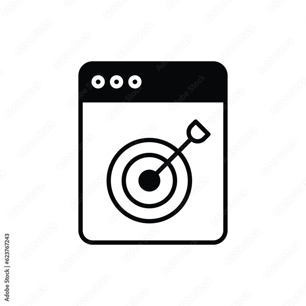 Advertisement icon vector stock illustration. Advertisement icon vector stock illustration.