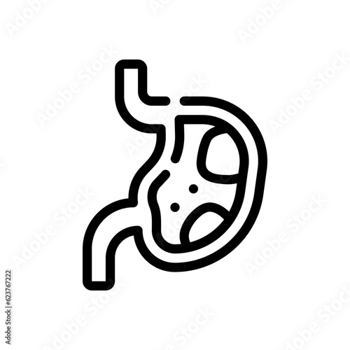 ulcer line icon
