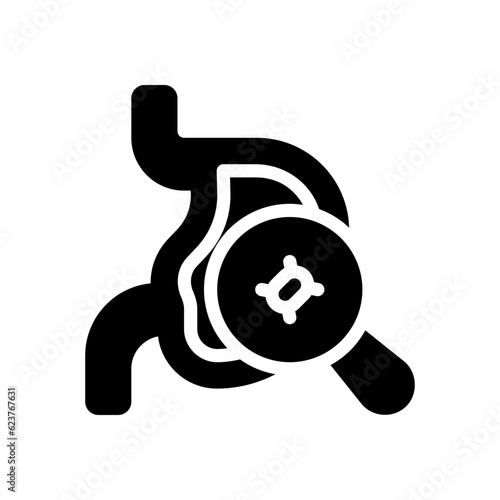 cancer glyph icon