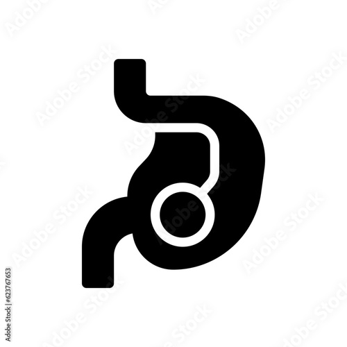 gastric balloon glyph icon