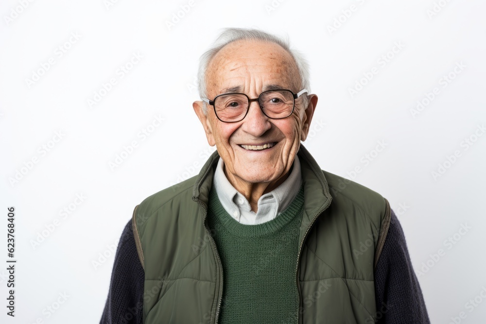 Senior asian man with eyeglasses smiling on white background. Senior asian man with eyeglasses smiling on white background.