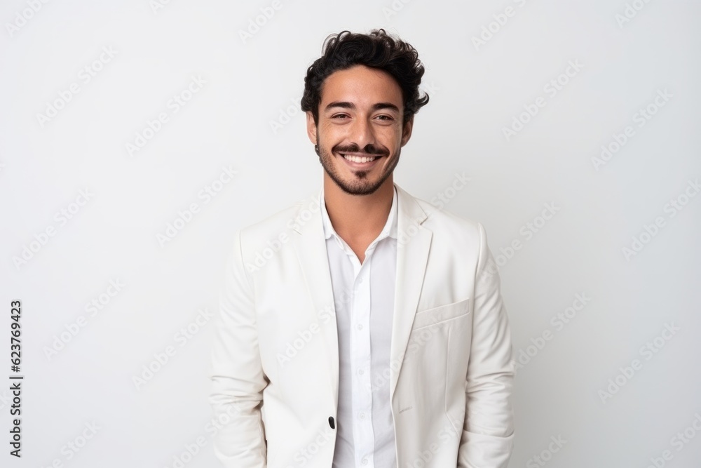 Portrait of a handsome young man in suit smiling at camera. Portrait of a handsome young man in suit smiling at camera.