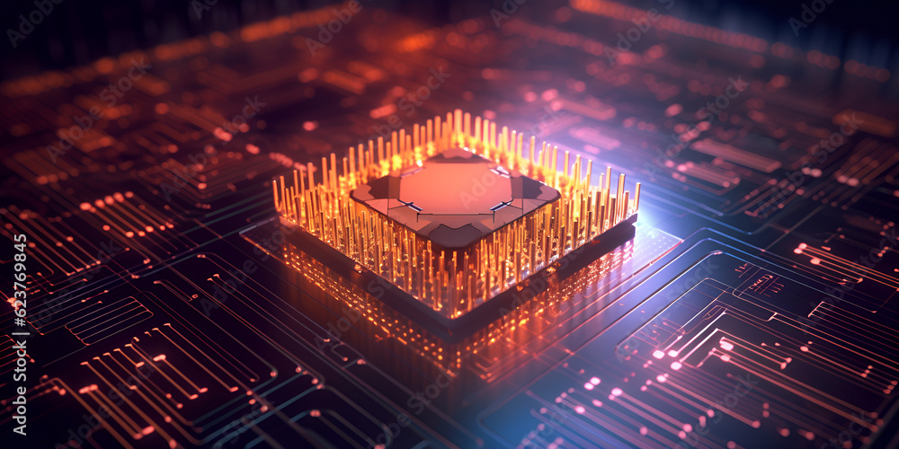  electronic circuit board with processor  State-of-the-Art Processor-Enhanced Electronic Circuit Board Innovative Circuit Board with Advanced Processor Technology AI GEnerated 