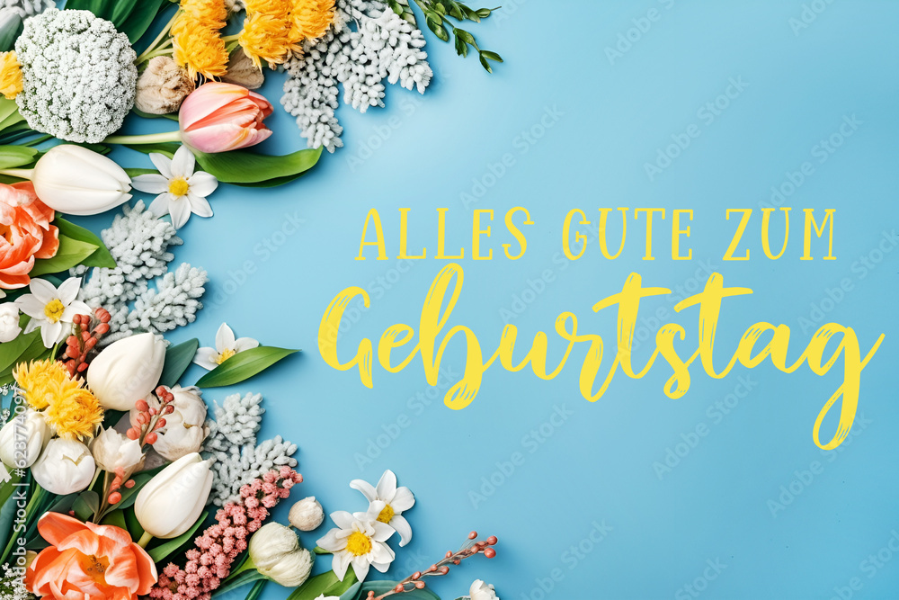 Handgeschriebene Phrase Alles gute zum Geburtstag als banner. Lettering für Poster, Postkarte 