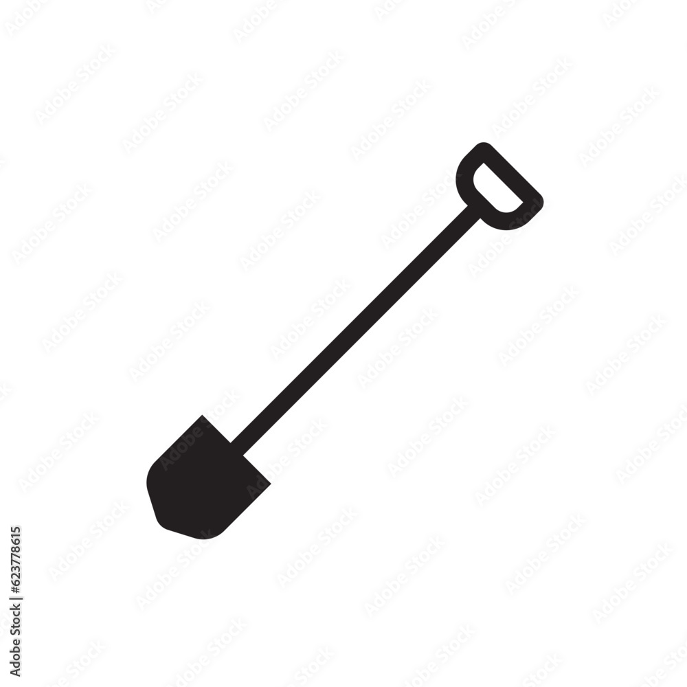 Shovel vector icon. Shovel flat sign design. Shovel symbol pictogram. UX UI icon Shovel vector icon. Shovel flat sign design. Shovel symbol pictogram. UX UI icon