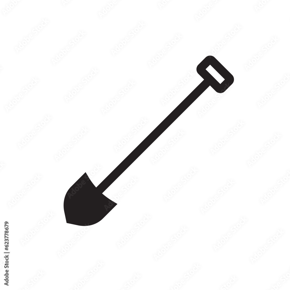 Shovel vector icon. Shovel flat sign design. Shovel symbol pictogram. UX UI icon Shovel vector icon. Shovel flat sign design. Shovel symbol pictogram. UX UI icon