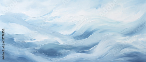 Paint Texture, Blue Sky Banner