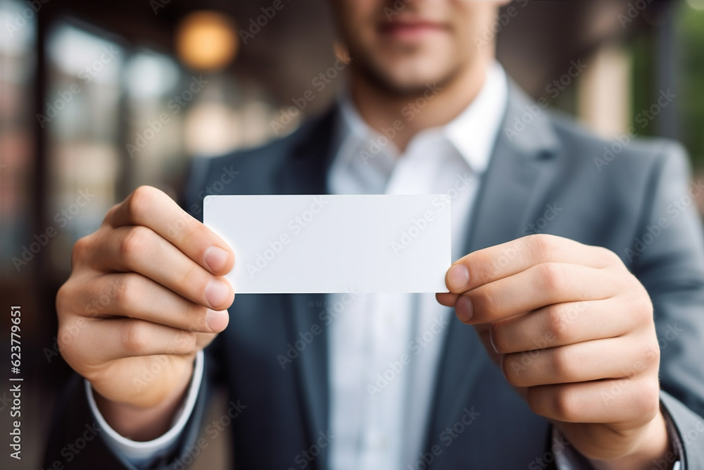 Portrait man card businessman office blank professional white person hold hand business male caucasian men Portrait man card businessman office blank professional white person hold hand business male caucasian men
