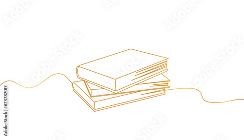 book line art style vector eps 10