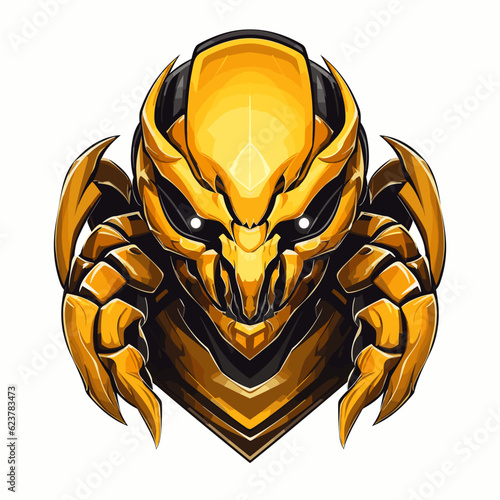 Esport vector logo scorpion, scorpion icon, scorpion head, vector, sticker