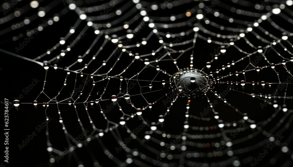 Fototapeta premium creepy spider webs halloween