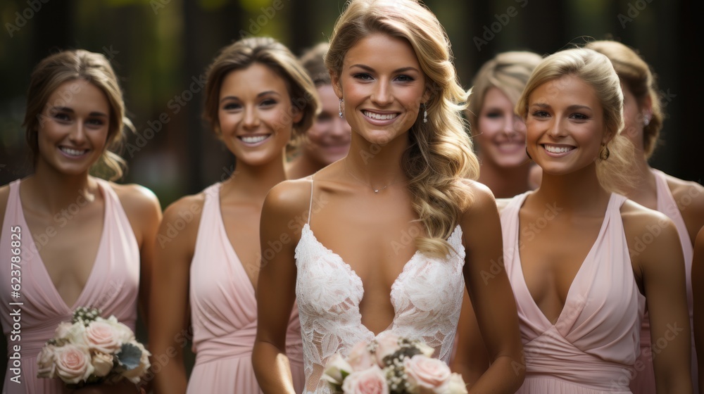 Obraz premium wedding photography with the bride