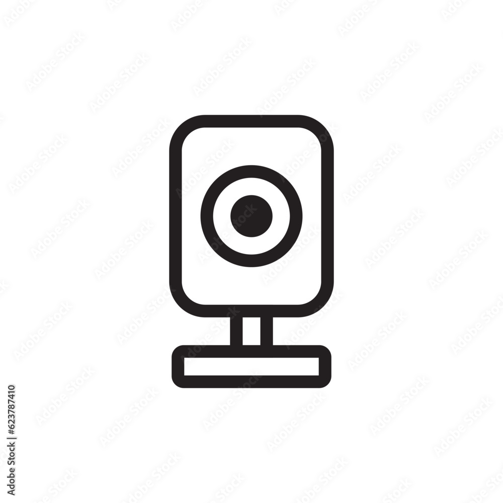 Web camera vector icon. Web camera flat sign design. Web camera symbol pictogram. UX UI icon Web camera vector icon. Web camera flat sign design. Web camera symbol pictogram. UX UI icon