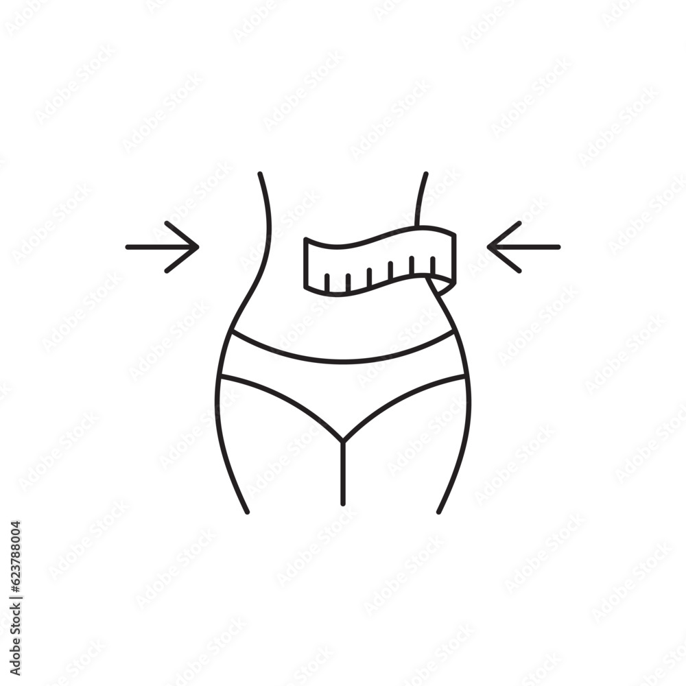 Woman hips vector icon. Woman body flat sign design. Women hip symbol pictogram. Human diet icon. UX UI icon Woman hips vector icon. Woman body flat sign design. Women hip symbol pictogram. Human diet icon. UX UI icon