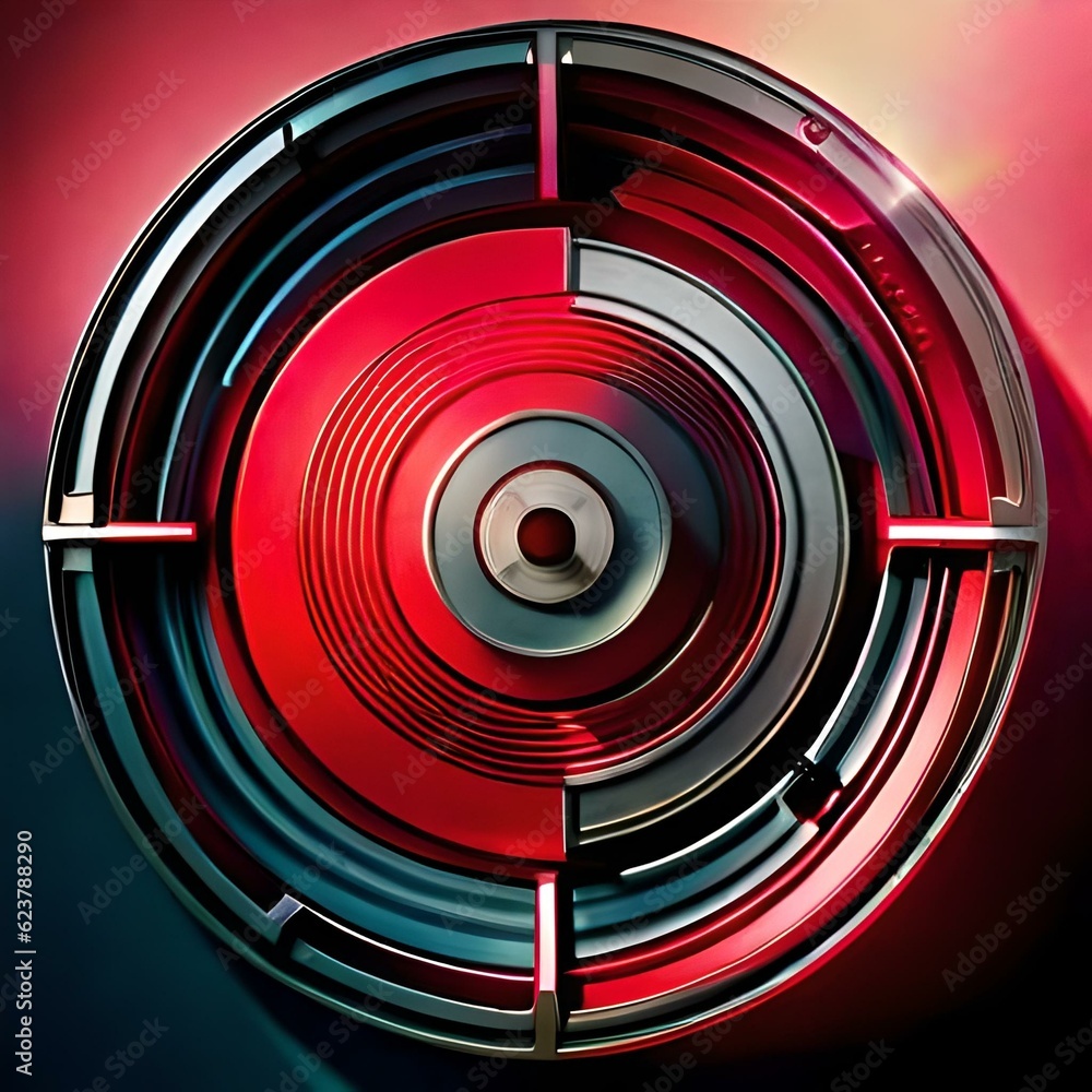Fototapeta premium target with arrow. 