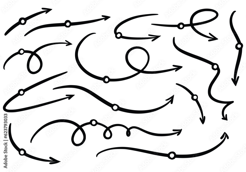 Modern different arrow set design Modern different arrow set design