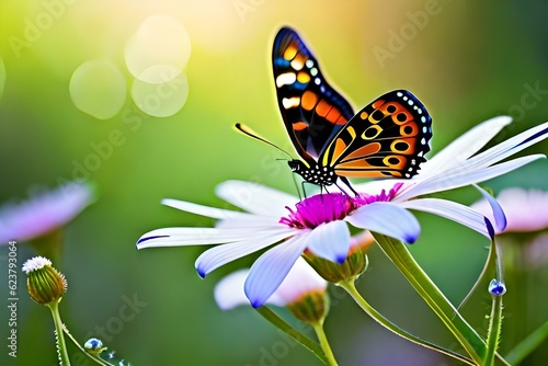 butterfly on a flower © tahira