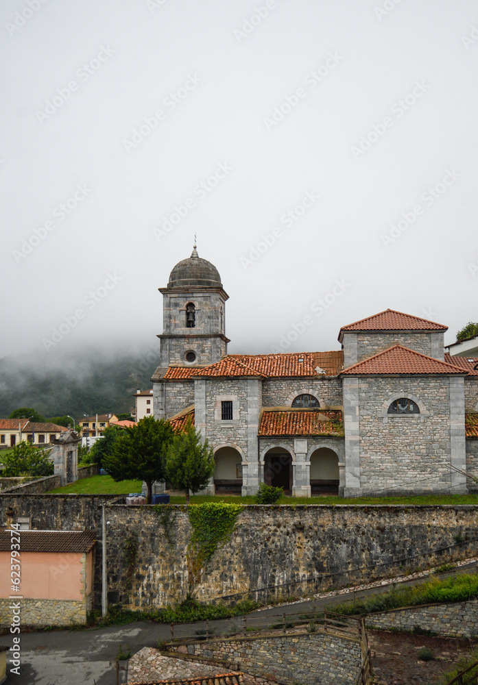 Church of Oseja de Sajambre in the Los Beyos gorge