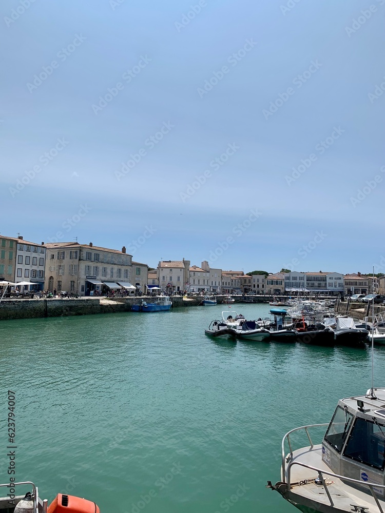 Port de Saint-Martin-de-Ré, sur l'Île de Ré