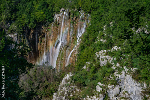 beautiful view of plitvice lakes in Croatia