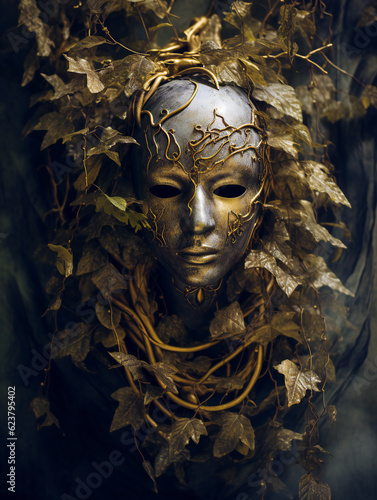 Leafy Elegance: The Artistry of Venetian Masks. A Touch of Nature: The Aesthetics of Leafy Venetian Masks