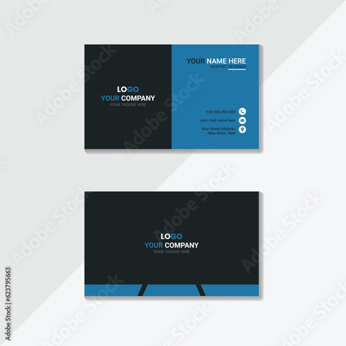 Creative Business Card Design Or Template