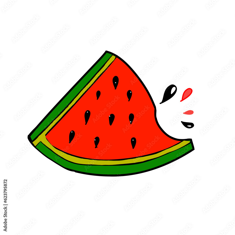 slice of watermelon slice of watermelon