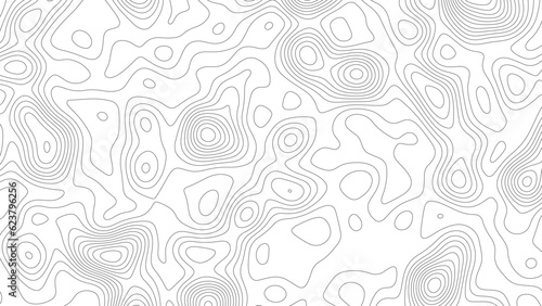Abstract white topography vector background. Line topography map design. Topographic map. Abstract white topography vector background. Line topography map design. The concept of conditional geographic