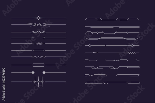 Frame Lines Abstract Geometric Vector universal Shapes Y2K style modern design, brutalist Icons, basic figures in retro futuristic assets, symbols and objects for logo, posters, banners, stickers