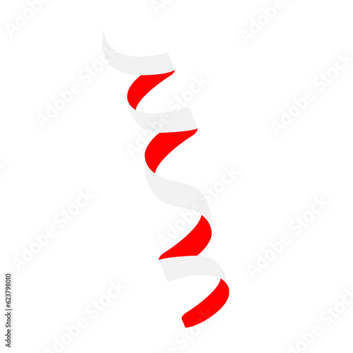 Red and white ribbon for Indonesian Independence Day celebration Free Download Red and white ribbon for Indonesian Independence Day celebration - GFXLoad